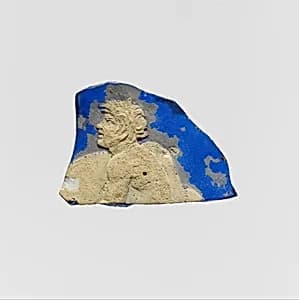 Cameo glass fragment by Unknown Artist