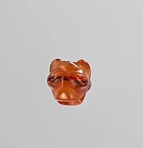 Carnelian bead by Unknown Artist