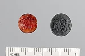 Carnelian Lentoid by Unknown Artist