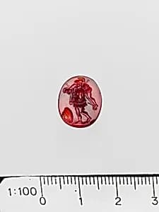 Carnelian ring stone by Unknown Artist