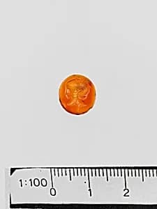 Carnelian ring stone by Unknown Artist