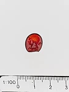 Carnelian ring stone by Unknown Artist