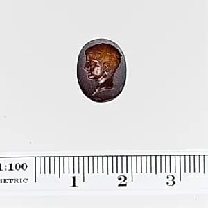 Carnelian ring stone by Unknown Artist