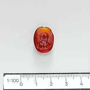 Carnelian ring stone by Aspasios