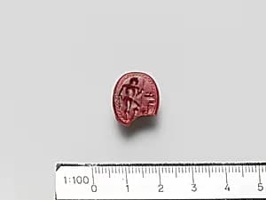 Carnelian scarab by Unknown Artist