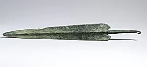 Copper alloy spearhead by Unknown Artist