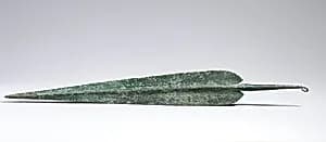 Copper alloy spearhead by Unknown Artist