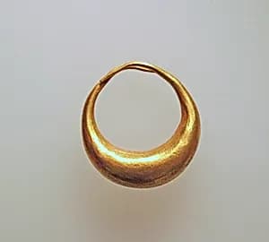 Earring of simple form by Unknown Artist