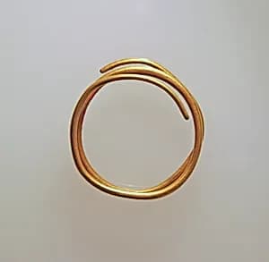 Earring or spiral by Unknown Artist