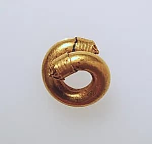 Earring or spiral by Unknown Artist