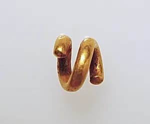 Earring or spiral by Unknown Artist