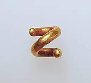 Earring or spiral by Unknown Artist