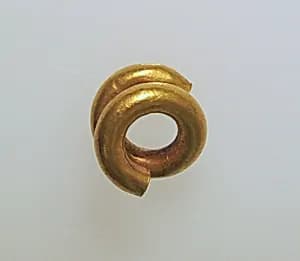 Earring or spiral by Unknown Artist