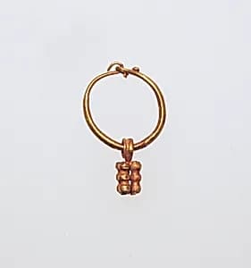Earring with pendant by Unknown Artist