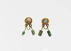 Earrings by Unknown Artist