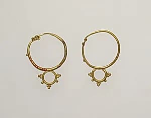 Earrings by Unknown Artist