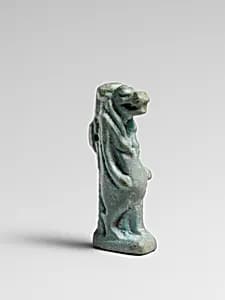 Faience amulet of Taweret by Unknown Artist