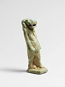 Faience amulet of Taweret by Unknown Artist
