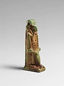 Faience amulet of Thoth by Unknown Artist