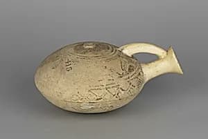 Flask, lentoid by Unknown Artist