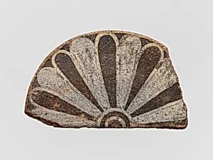 Fragment of a terracotta antefix by Unknown Artist