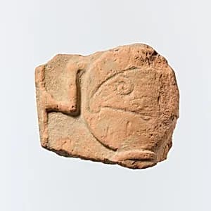 Fragment of a terracotta plaque by Unknown Artist