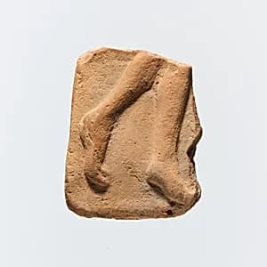 Fragment of a terracotta plaque by Unknown Artist