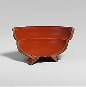 Fragmentary terracotta bowl by Unknown Artist