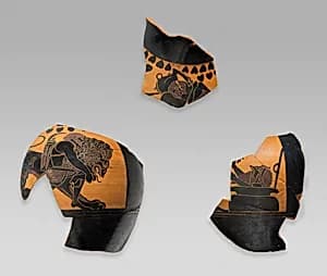 Fragments of a terracotta amphora (jar) by Unknown Artist