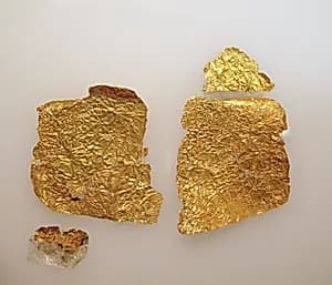 Frontlet of gold leaf by Unknown Artist