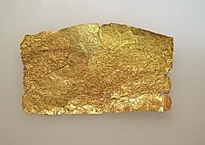 Frontlet of gold leaf by Unknown Artist