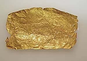 Frontlet of gold leaf by Unknown Artist