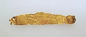 Frontlet of gold leaf by Unknown Artist