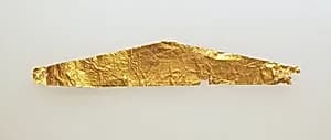 Frontlet of gold leaf by Unknown Artist