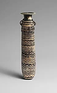 Glass alabastron (perfume bottle) by Unknown Artist