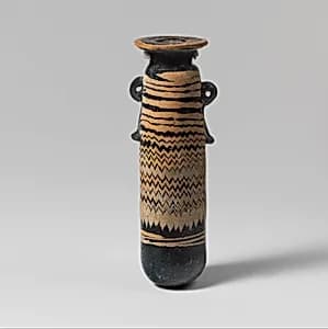 Glass alabastron (perfume bottle) by Unknown Artist