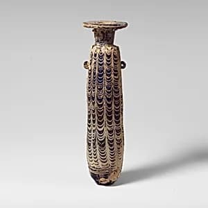 Glass alabastron (perfume bottle) by Unknown Artist