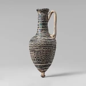Glass amphoriskos (perfume bottle) by Unknown Artist