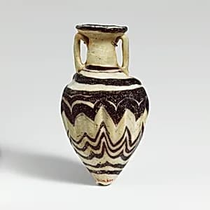 Glass amphoriskos (perfume bottle) by Unknown Artist