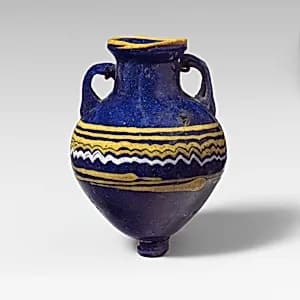 Glass amphoriskos (perfume bottle) by Unknown Artist