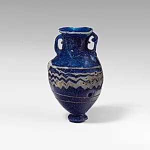 Glass amphoriskos (perfume bottle) by Unknown Artist