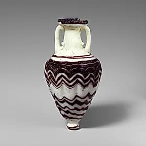 Glass amphoriskos (perfume bottle) by Unknown Artist