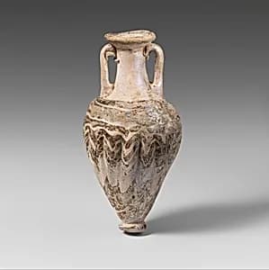 Glass amphoriskos (perfume bottle) by Unknown Artist