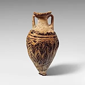 Glass amphoriskos (perfume bottle) by Unknown Artist