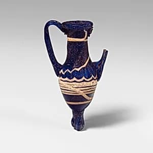 Glass amphoriskos (perfume bottle) by Unknown Artist