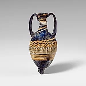 Glass amphoriskos (perfume bottle) by Unknown Artist