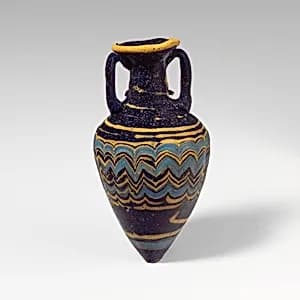 Glass amphoriskos (perfume bottle) by Unknown Artist
