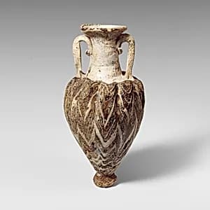 Glass amphoriskos (perfume bottle) by Unknown Artist