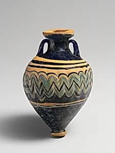 Glass amphoriskos (perfume bottle) by Unknown Artist