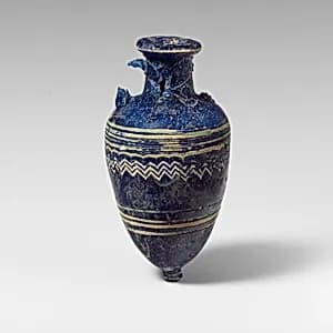 Glass amphoriskos (perfume bottle) by Unknown Artist